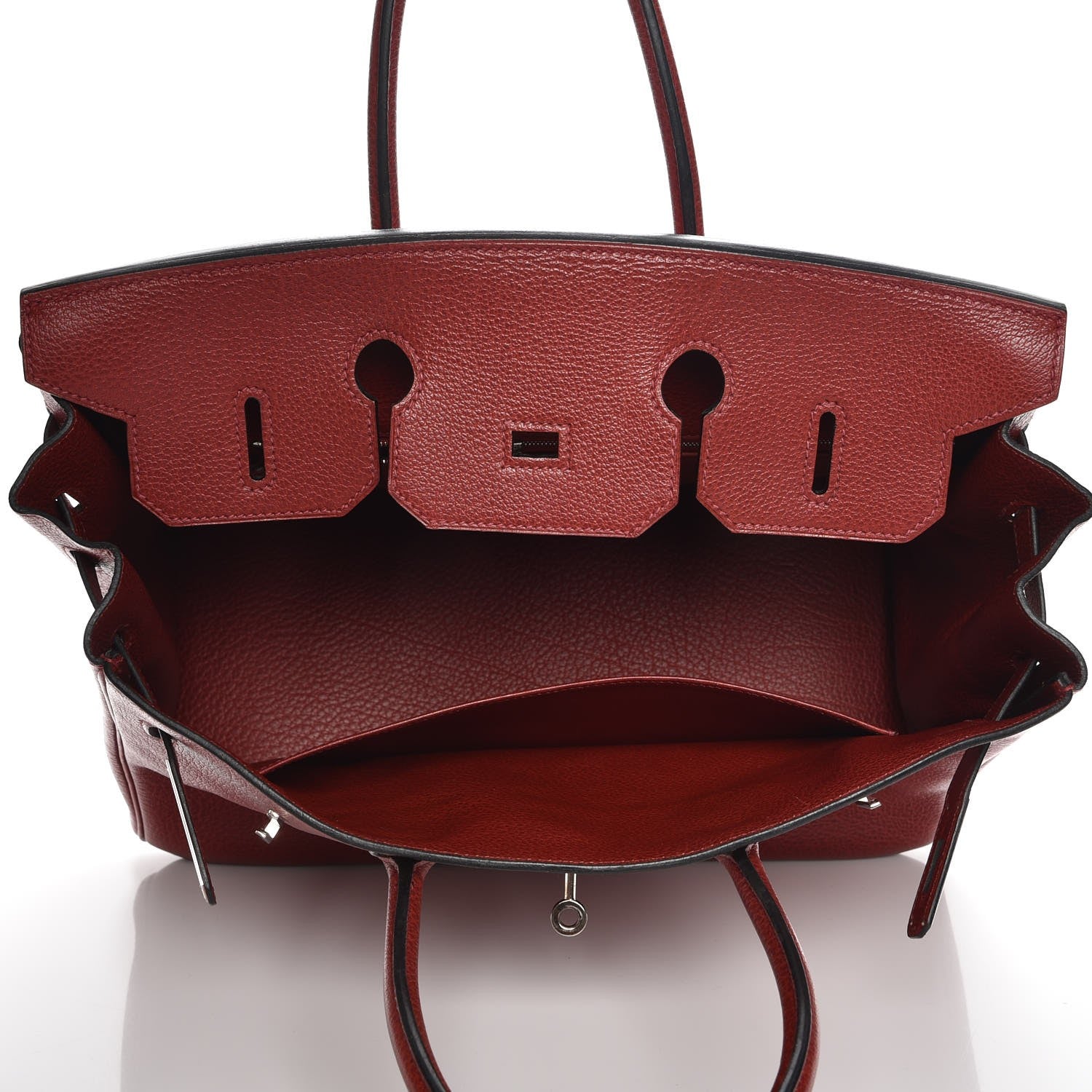 Hermes Buffle Skipper Birkin 35 Rouge H 7 of 26