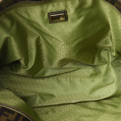 Fendi Zucca Spalmati Medium Roll Tote Tobacco Green 5 of 10