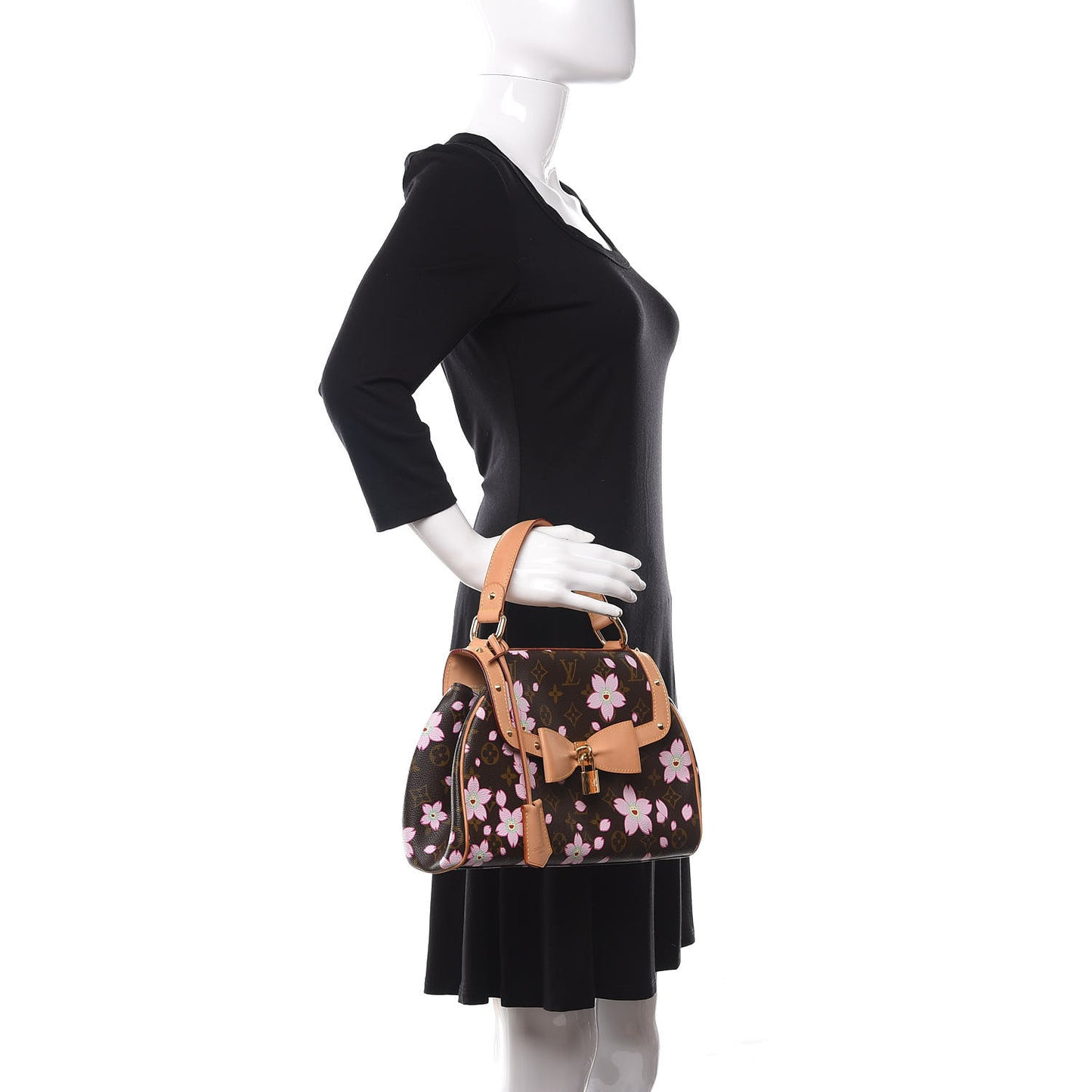 Monogram Cherry Blossom Sac Retro Bag Brown