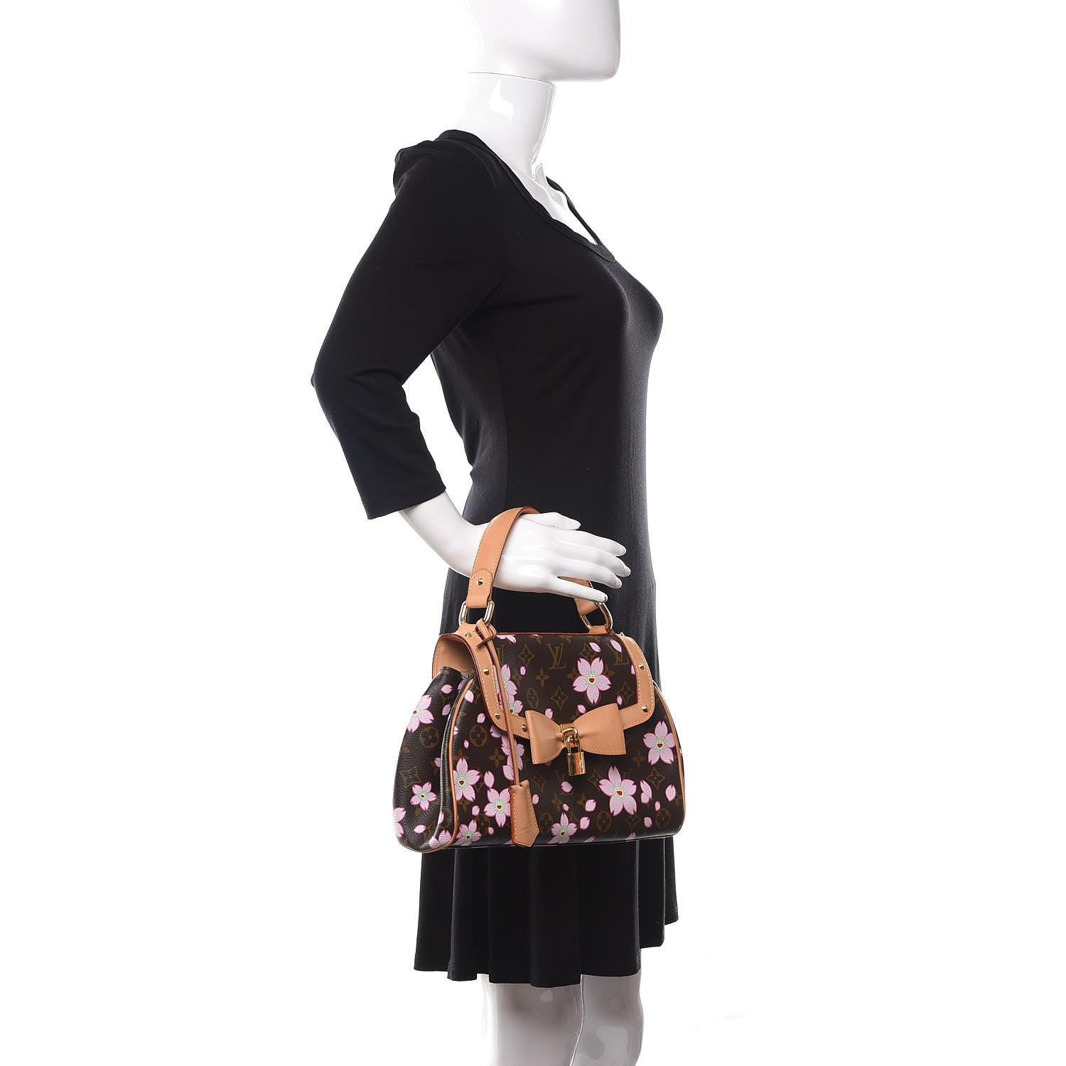 Louis Vuitton Monogram Cherry Blossom Sac Retro Bag Brown 2 of 9