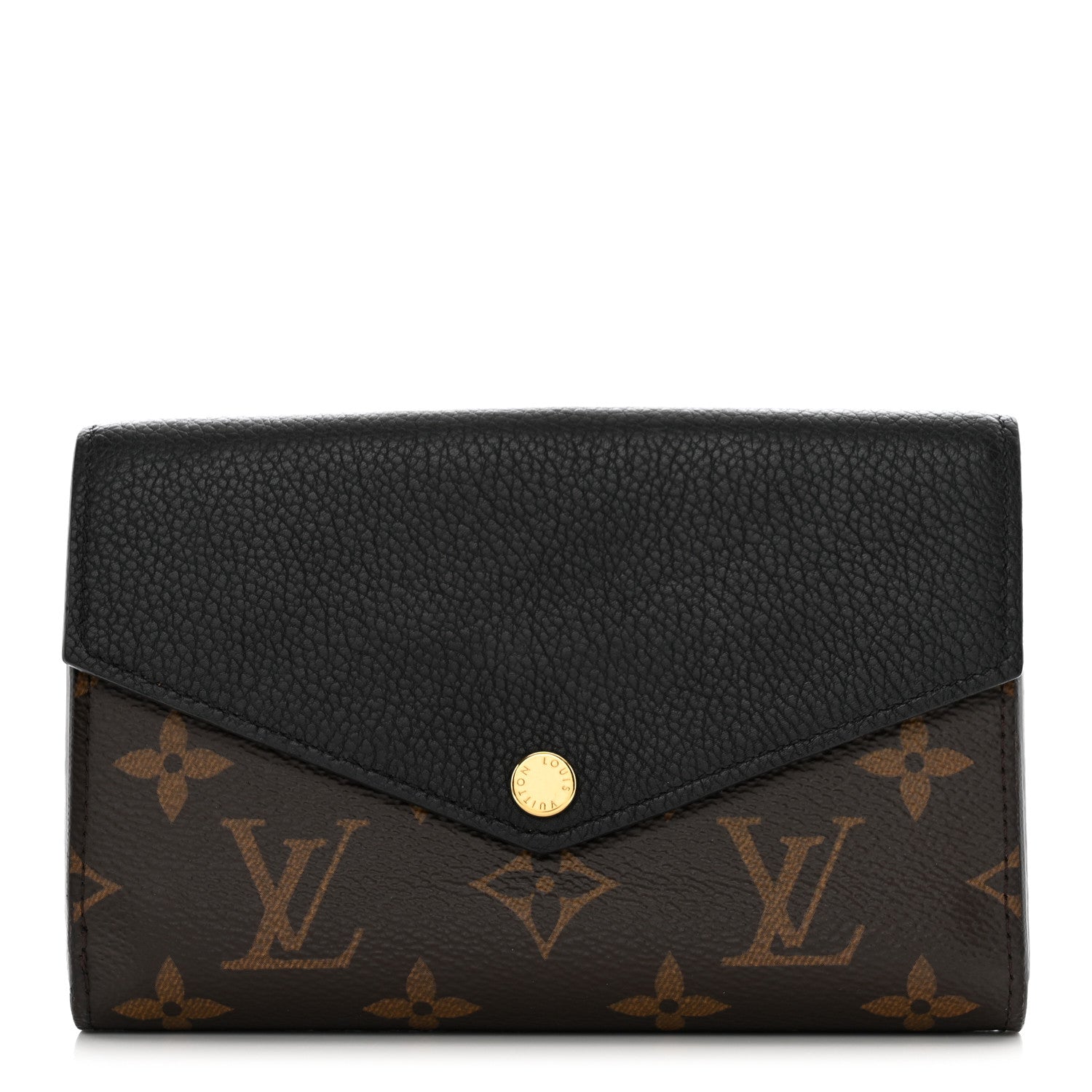 Louis Vuitton Monogram Pallas Compact Wallet Black 1 of 9