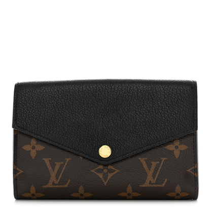 Louis Vuitton Monogram Pallas Compact Wallet Black 1 of 9