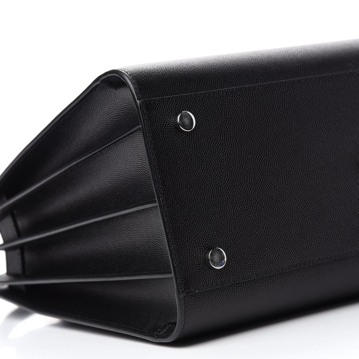 Grained Calfskin Small Sac De Jour Black