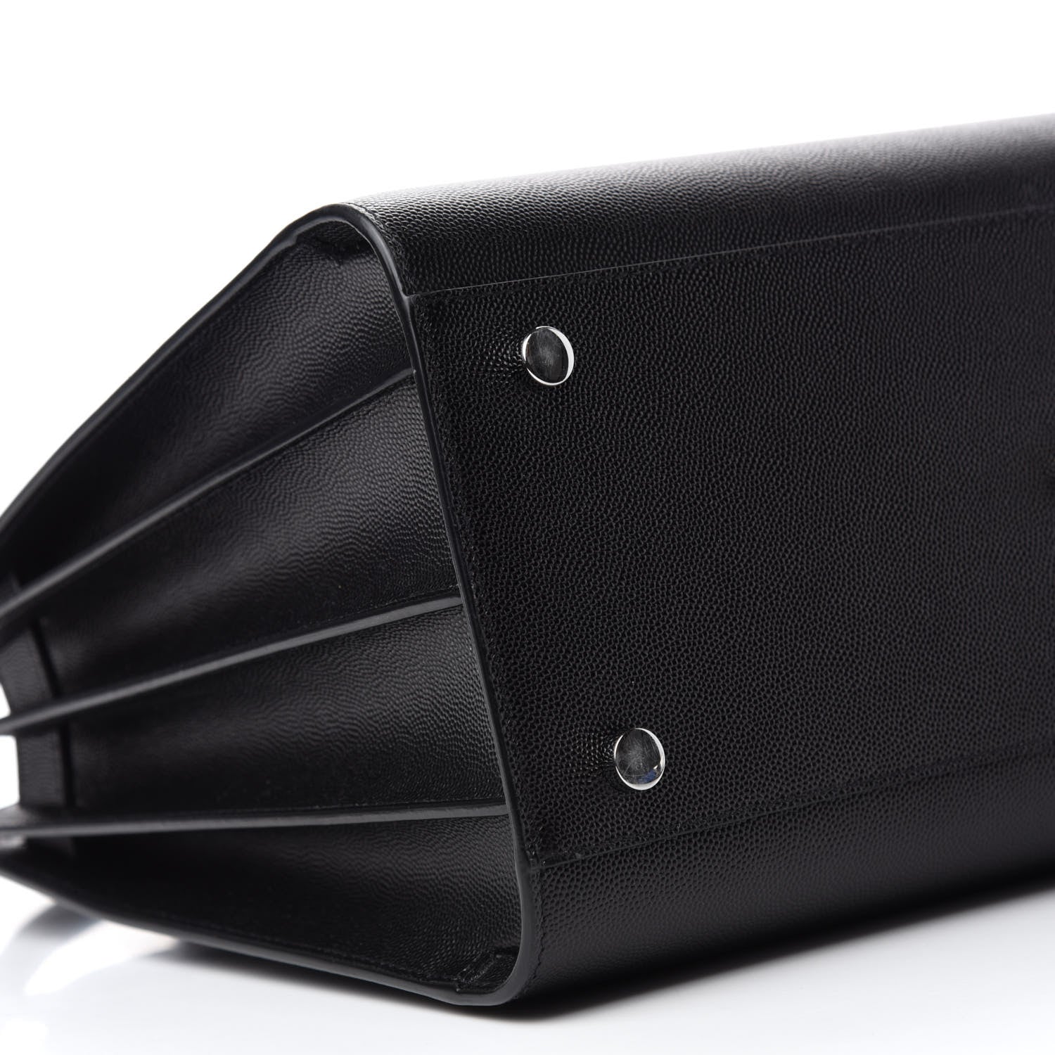 Saint Laurent Grained Calfskin Small Sac De Jour Black 6 of 9
