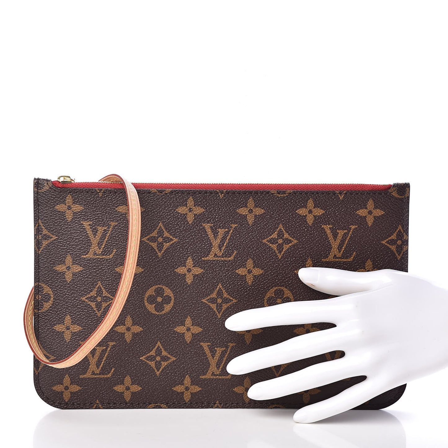Monogram Neverfull MM GM Pochette Cherry