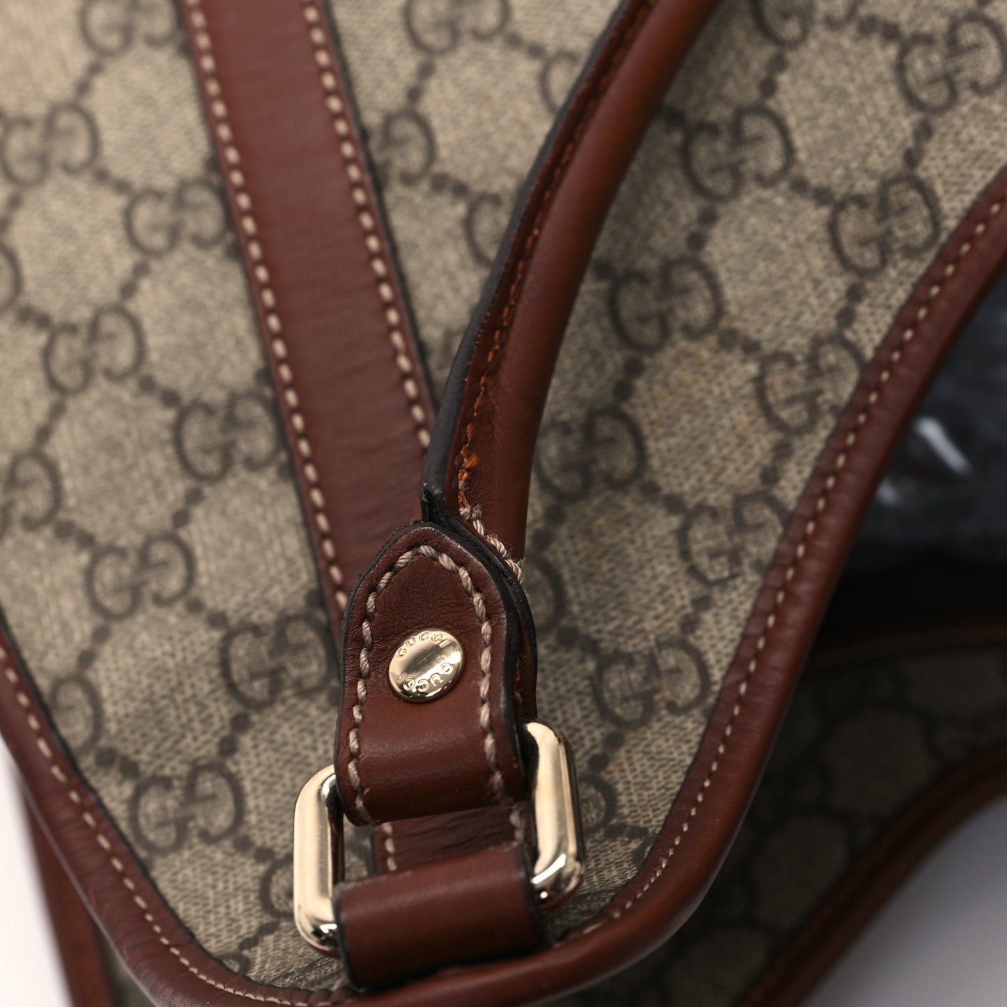 GG Plus Monogram Large Joy Shoulder Bag  Brown