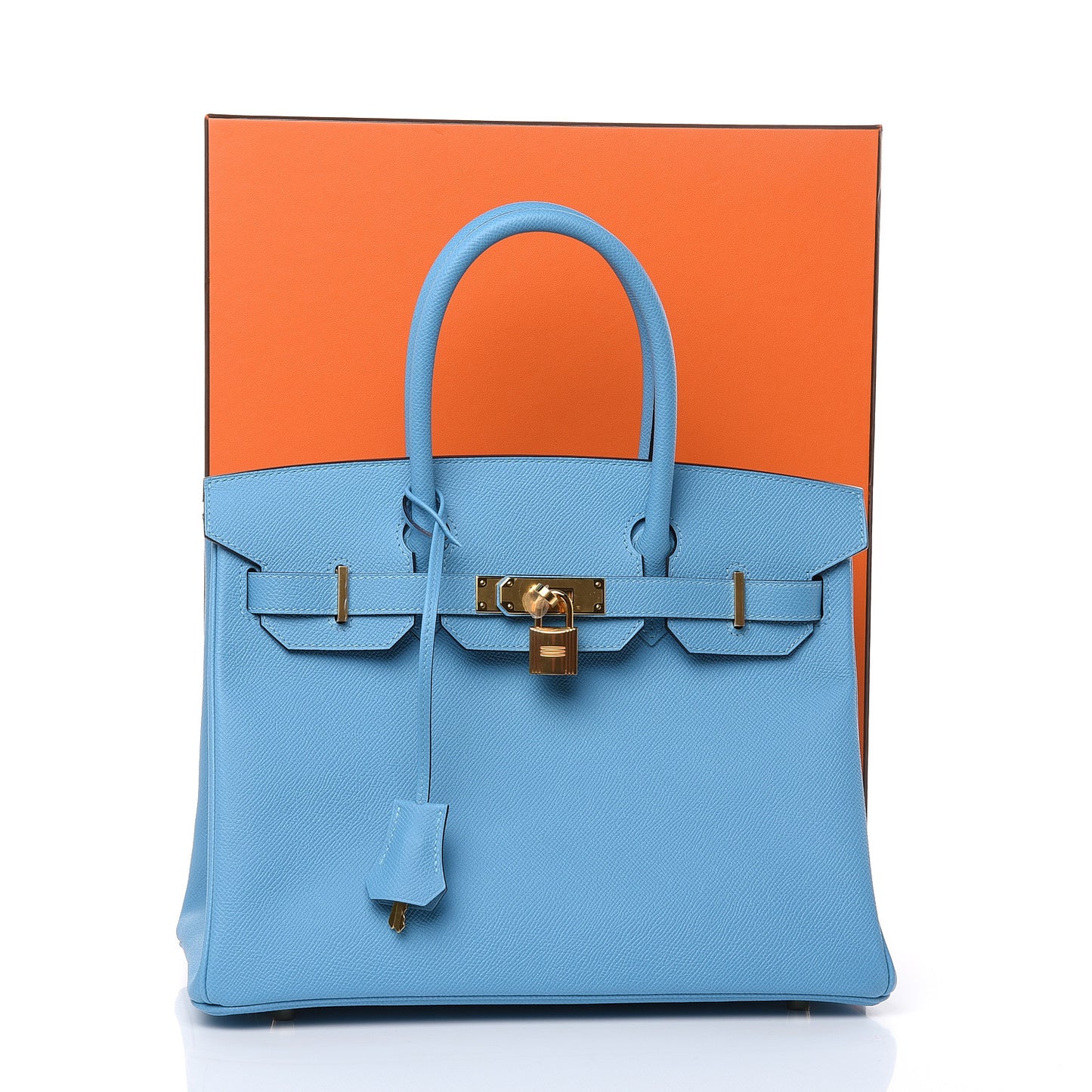 Epsom Birkin 30 Bleu Du Nord