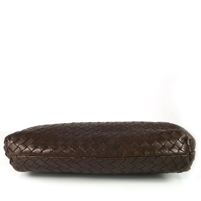 Bottega Veneta Vintage Nappa Woven Clutch Ebano 5 of 7