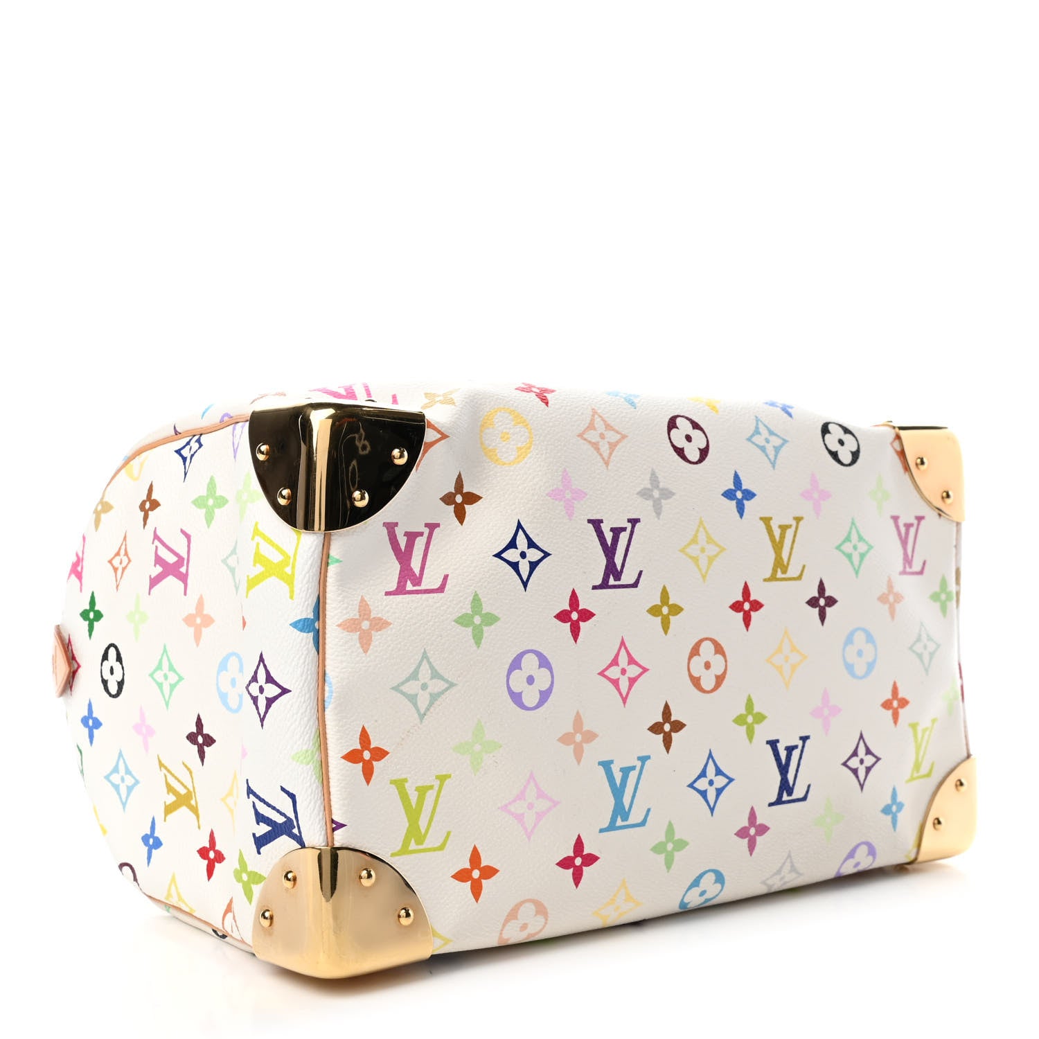 Louis Vuitton Monogram Multicolor Speedy 30 White 3 of 5