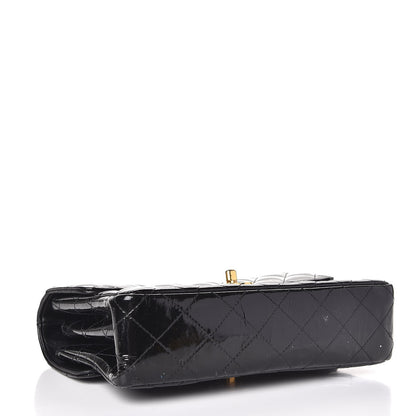 Chanel Patent Quilted Small Double Sided Flap Black 4 of 14
