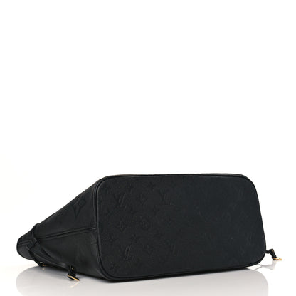 Louis Vuitton Empreinte Monogram Giant Neverfull MM Black 5 of 10