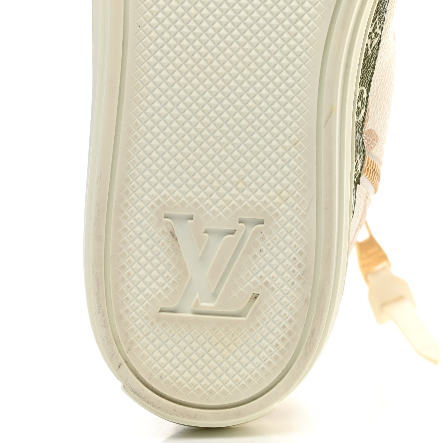 Louis Vuitton Monogram Giant Stellar Sneaker Boots 38 Khaki White Beige 6 of 17