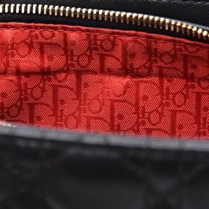 Christian Dior Lambskin Cannage Medium Lady Dior Black 18 of 18
