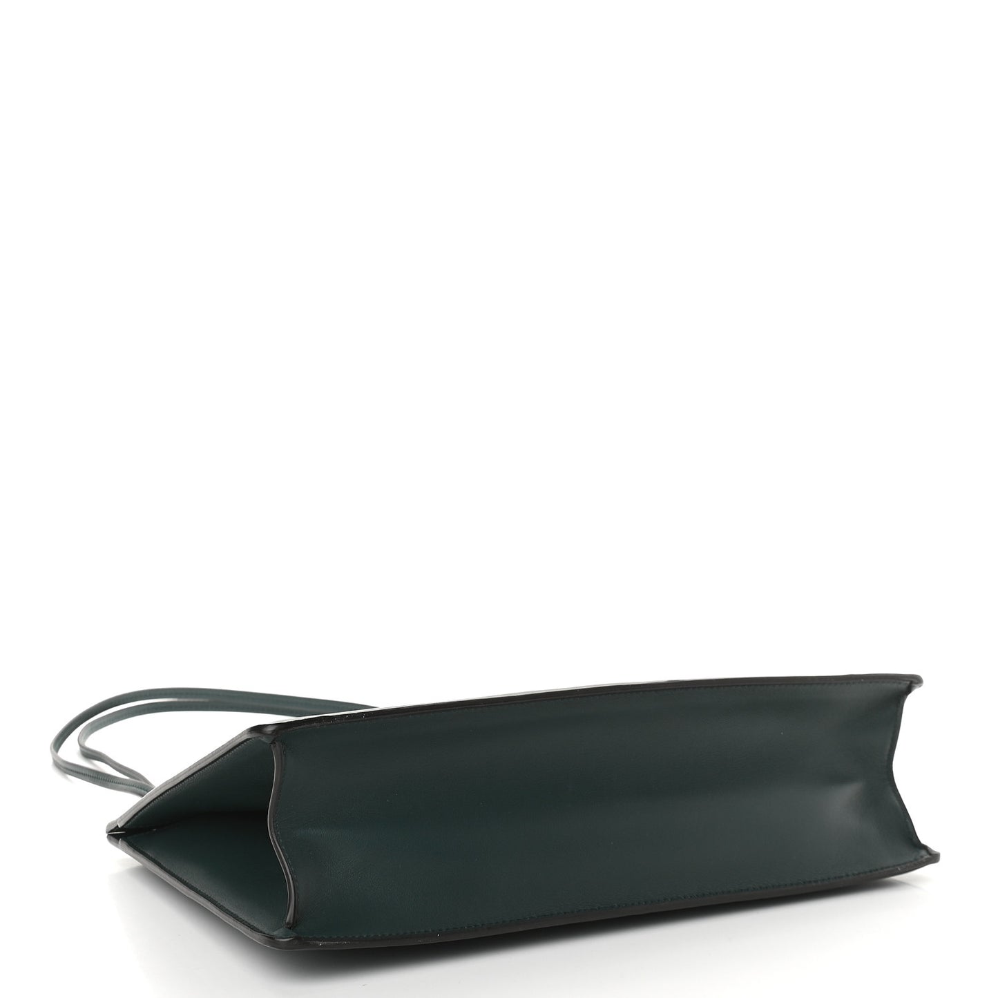 Smooth Calfskin Medium Clasp Shoulder Bag Forest