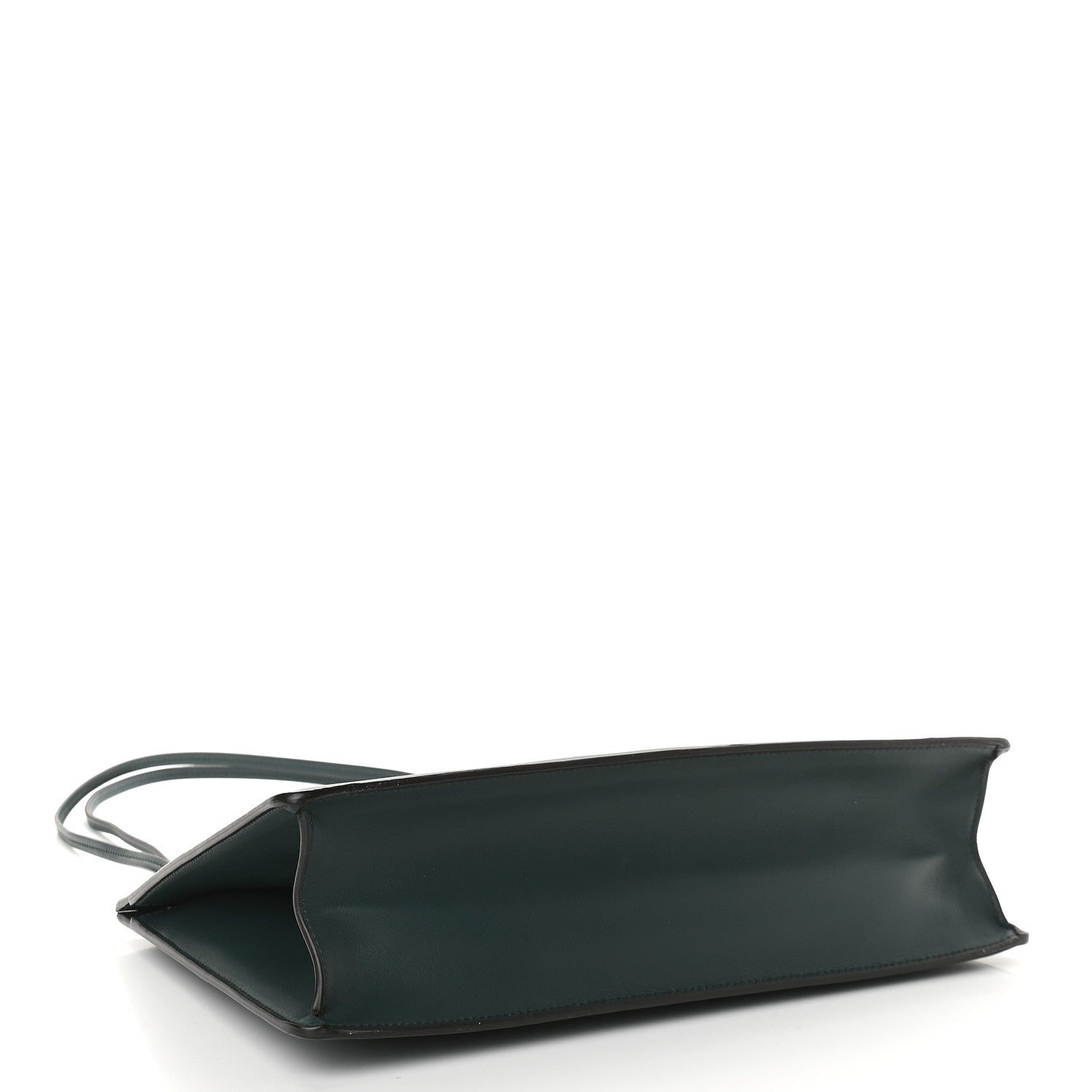 Celine Smooth Calfskin Medium Clasp Shoulder Bag Forest 4 of 10