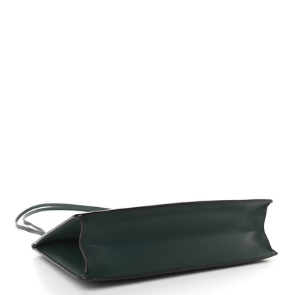 Celine Smooth Calfskin Medium Clasp Shoulder Bag Forest 4 of 10