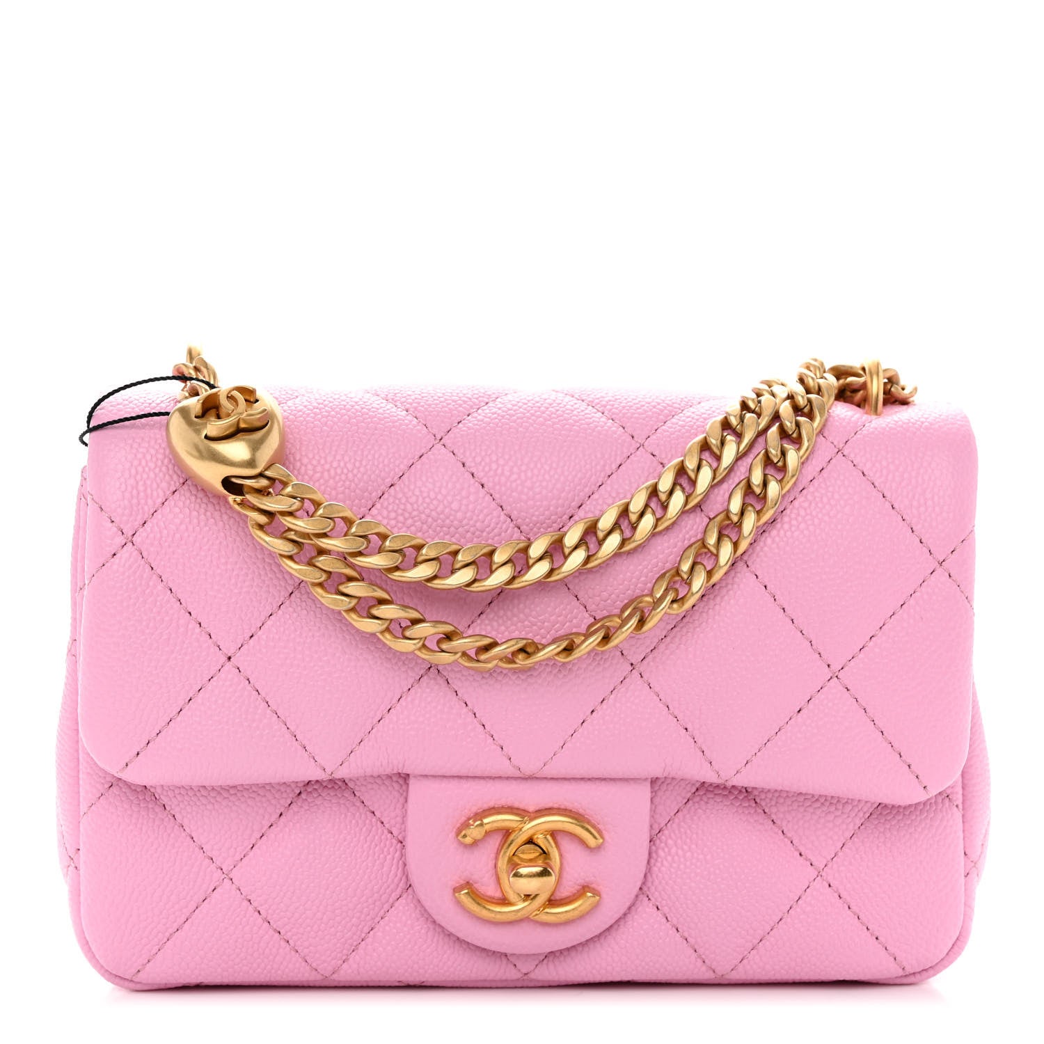 Chanel Caviar Quilted Mini Rectangular Sweetheart Flap Lilac 1 of 11