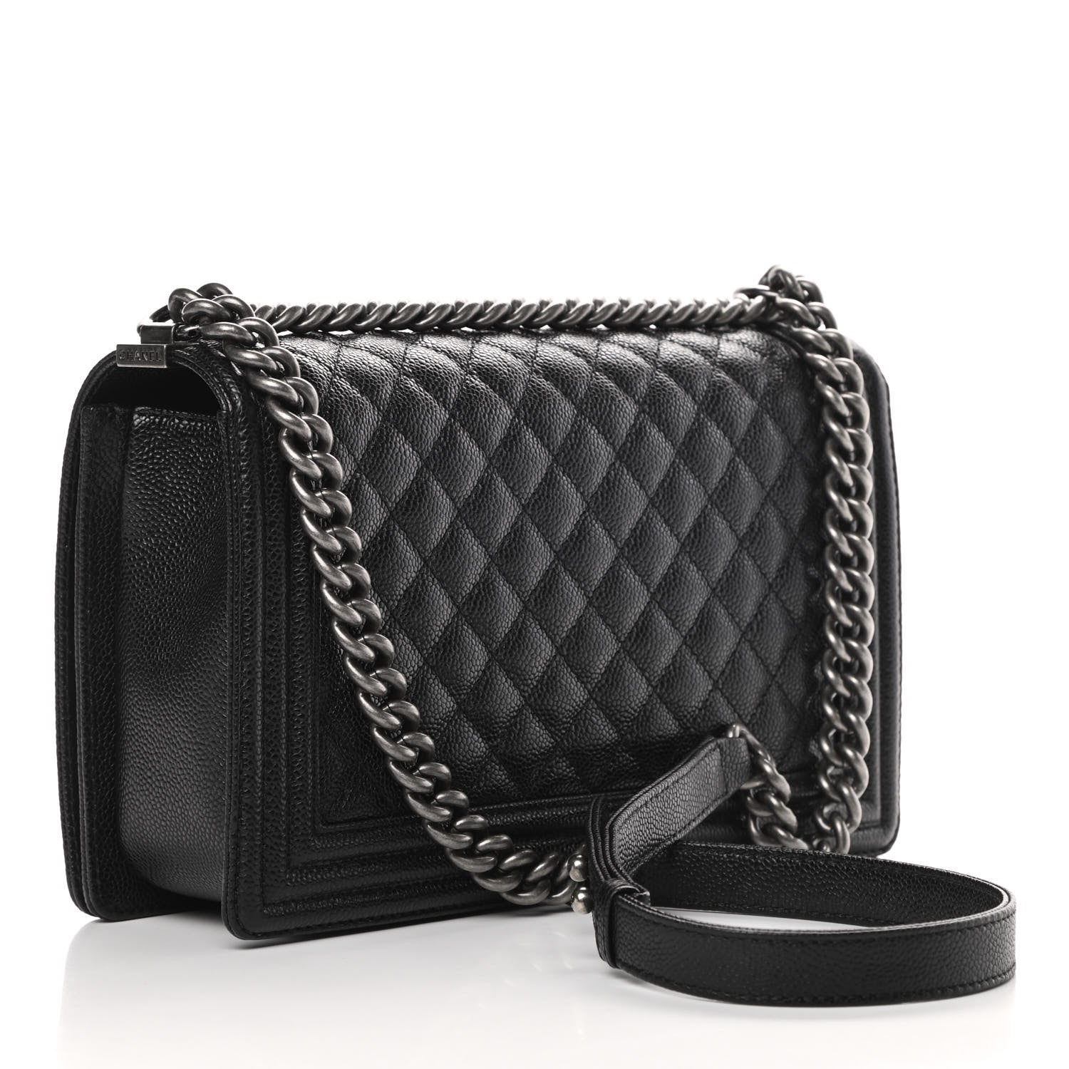 Chanel Caviar Quilted New Medium Boy Flap Black 4 of 12