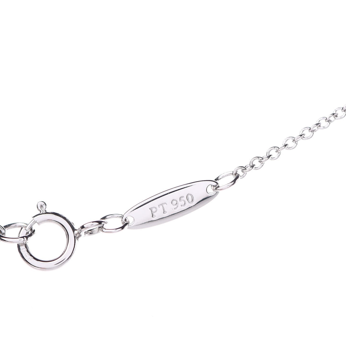 Platinum Diamond .43ct Elsa Peretti Diamonds by the Yard Pendant Necklace