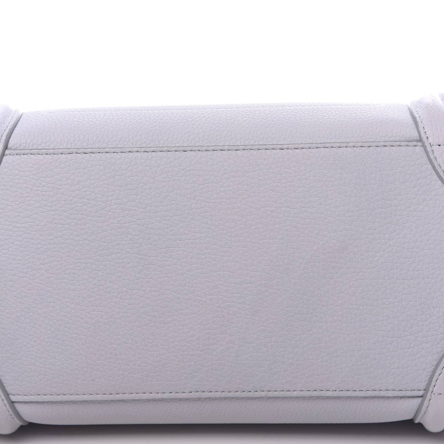 Drummed Calfskin Micro Luggage Magnolia