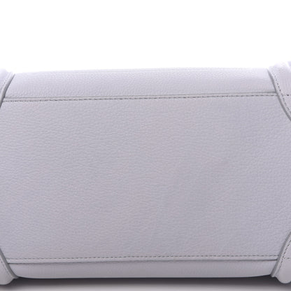 Celine Drummed Calfskin Micro Luggage Magnolia 10 of 12
