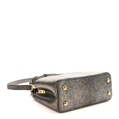 Louis Vuitton Lizard Capucines Mini Bleu Petrole 4 of 10