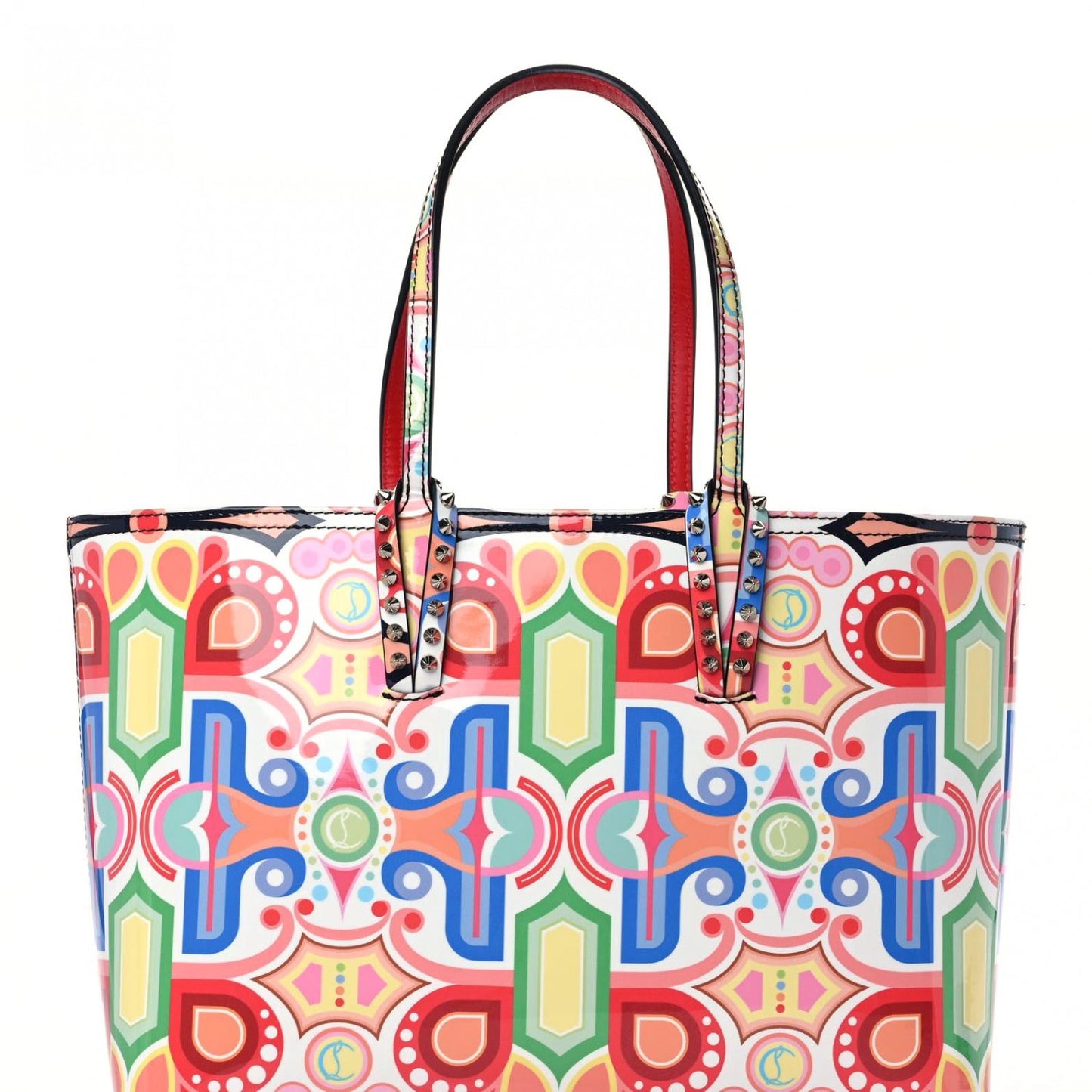 Patent Tivoli Small East West Cabata Tote Multicolor