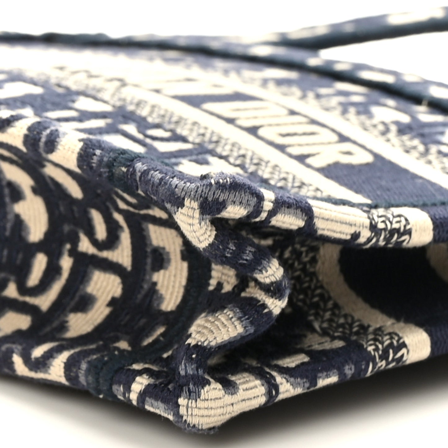 Oblique Mini Book Tote Blue Multicolor