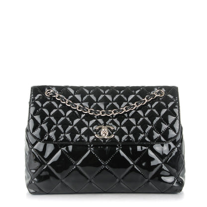 Chanel Vinyl Quilted In the Business Flap Bag Black 1 of 9
