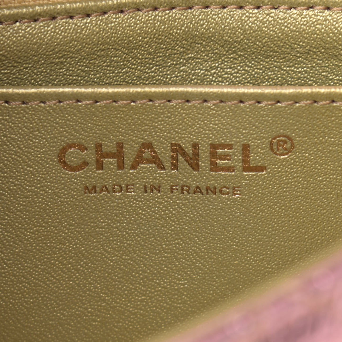 Metallic Goatskin Quilted Mini 2.55 Reissue Flap Multicolor