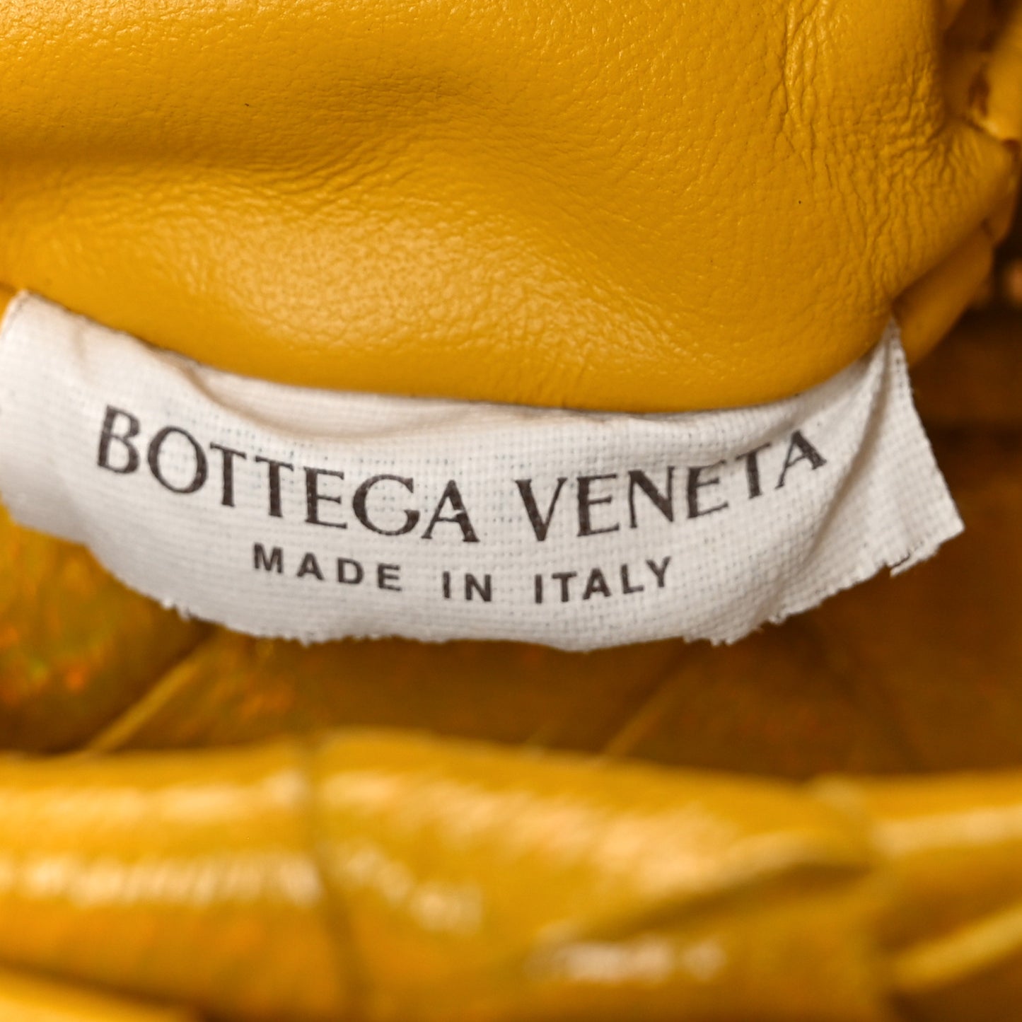 Textured Deerskin Intrecciato Candy Jodie Yellow