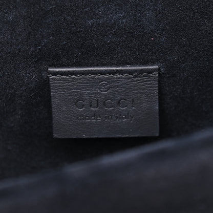 Gucci GG Supreme Monogram Suede Crystal Small Dionysus Shoulder Bag Beige Ebony Black 5 of 6