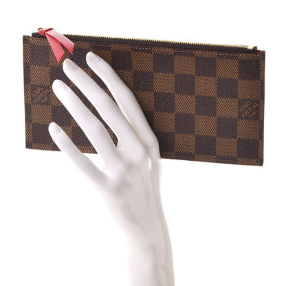 Louis Vuitton Damier Ebene Felicie Chain Wallet Zippered Insert 2 of 6