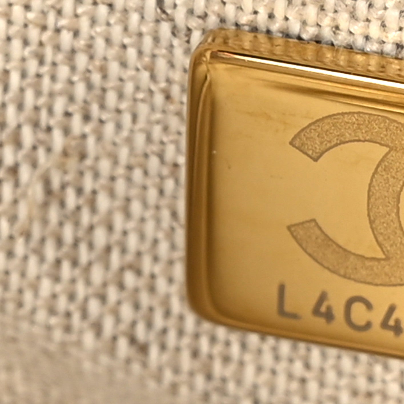 Mixed Fibers Small Deauville Tote Beige Black