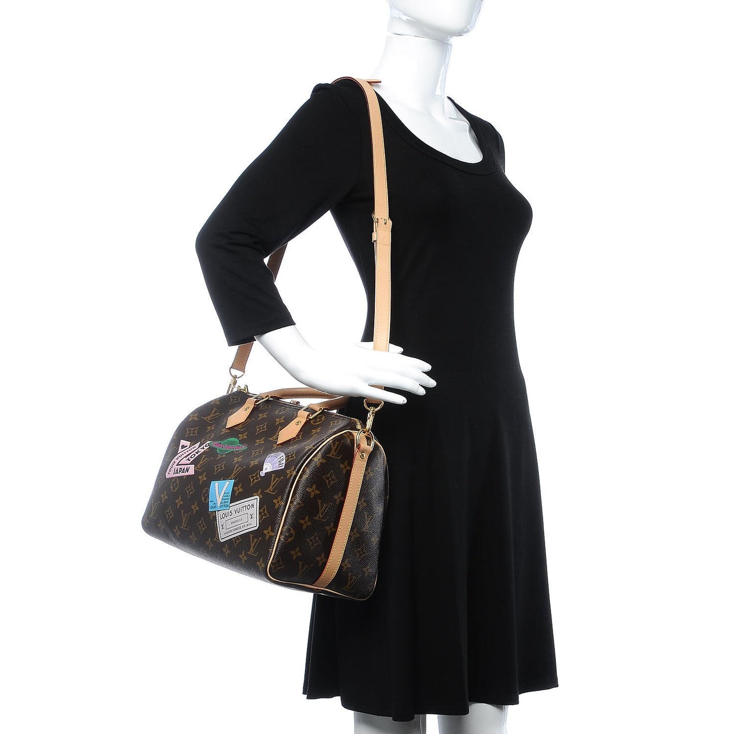 Monogram World Tour Speedy Bandouliere 30