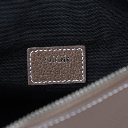 Christian Dior Grained Calfskin Saddle Bag Brown 5 of 8