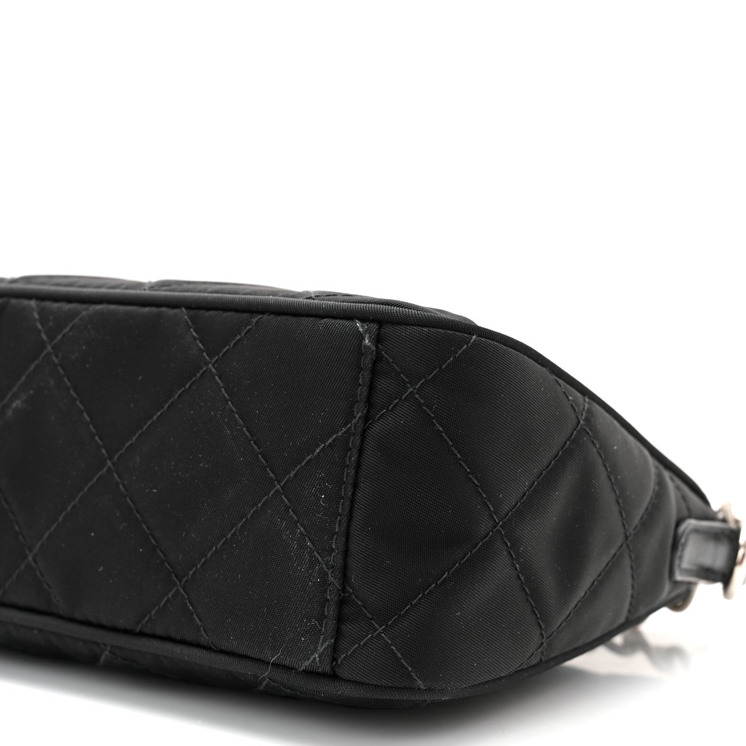 Prada Nylon Tessuto Impuntu Quilted Crossbody Bag Black 11 of 11