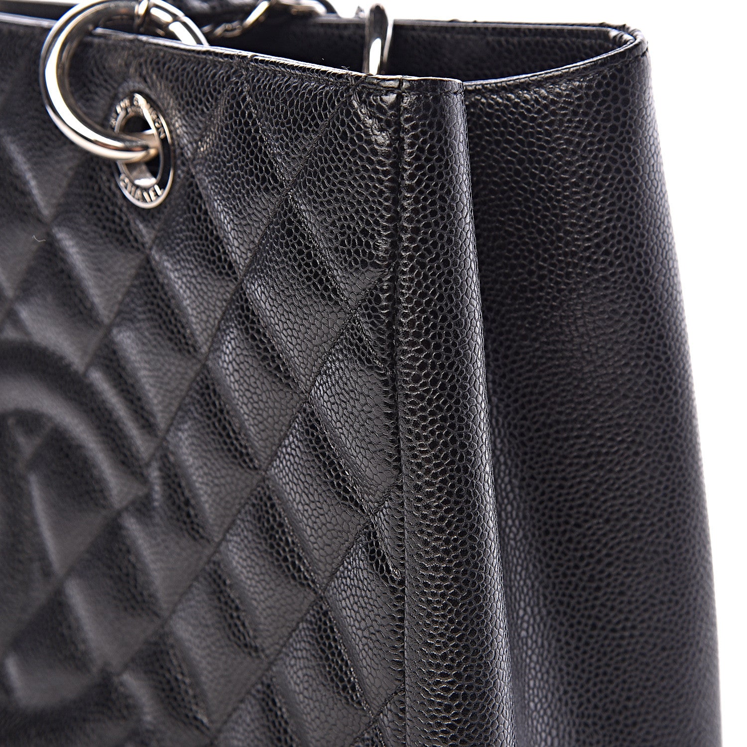 Chanel Caviar Quilted Grand Shopping Tote GST Black 9 of 18