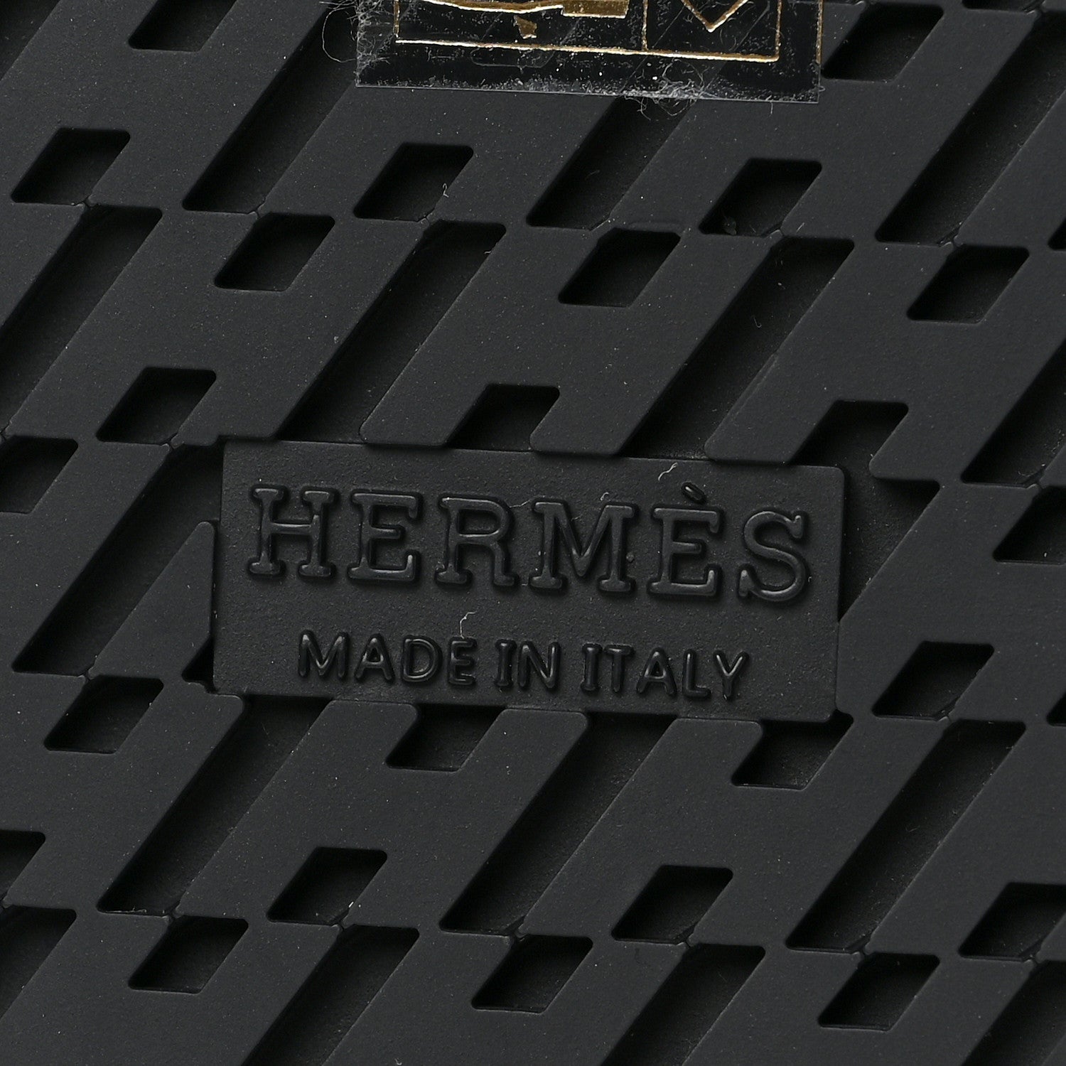 Hermes Calfskin Womens Chypre Sandals 37 Black 6 of 8