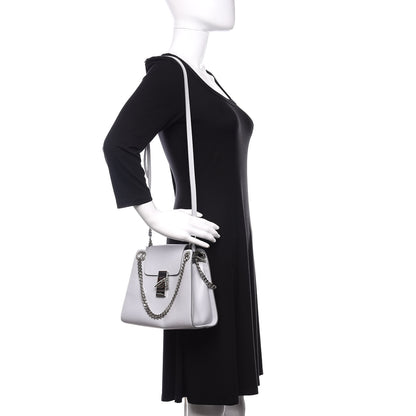 Chloe Shiny Calfskin Mini Annie Shoulder Bag Airy Grey 2 of 10