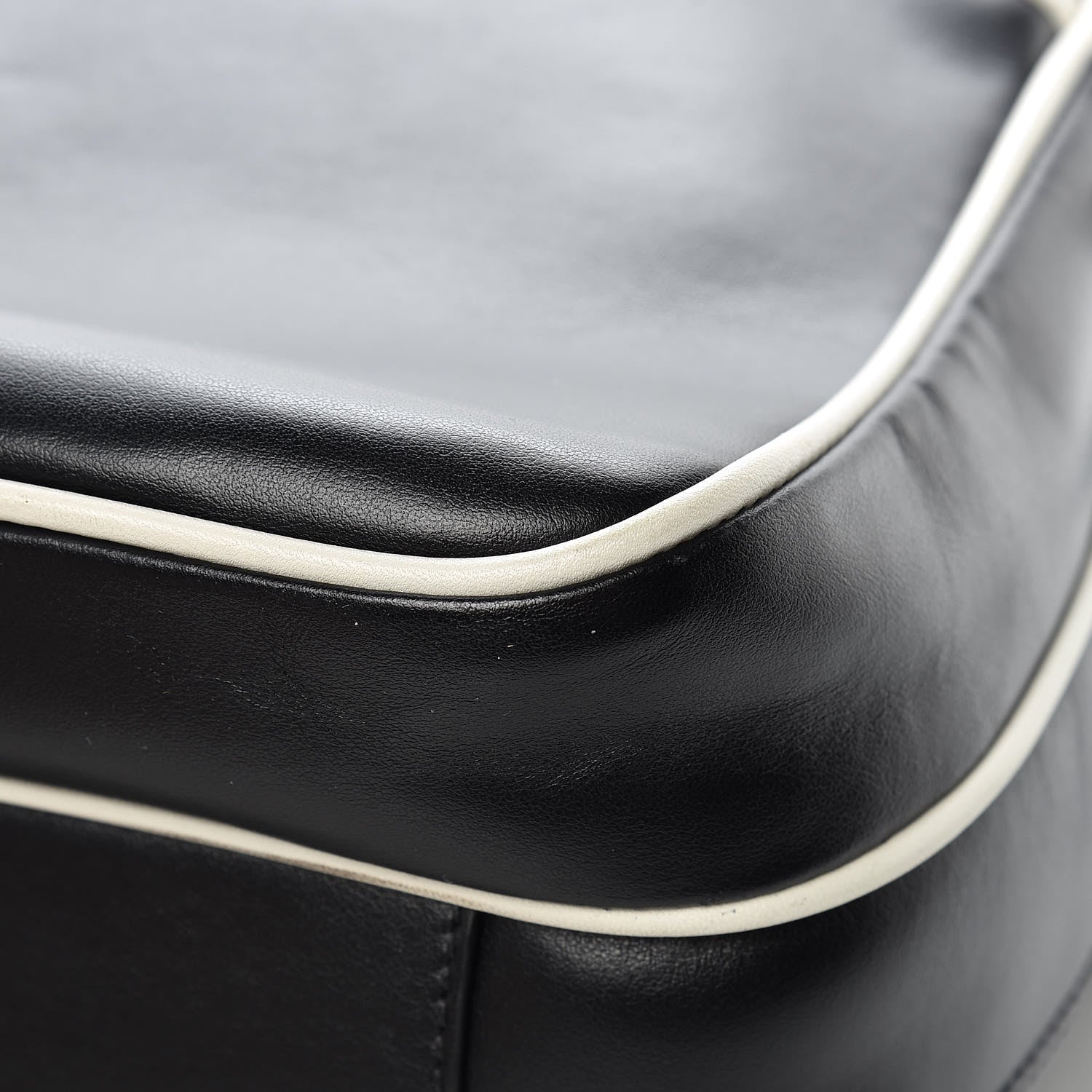 Prada Vitello Bi-Color Crossbody Black Talco 9 of 14