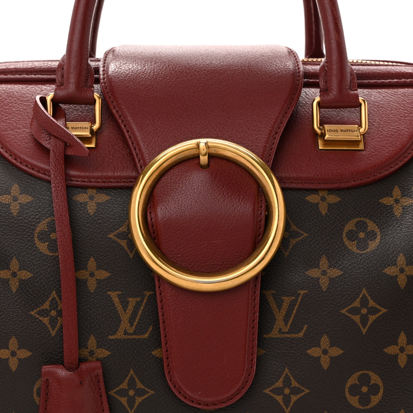Monogram Golden Arrow Speedy Burgundy