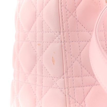 Christian Dior Lambskin Cannage Medium Lady Dior Light Pink 11 of 13