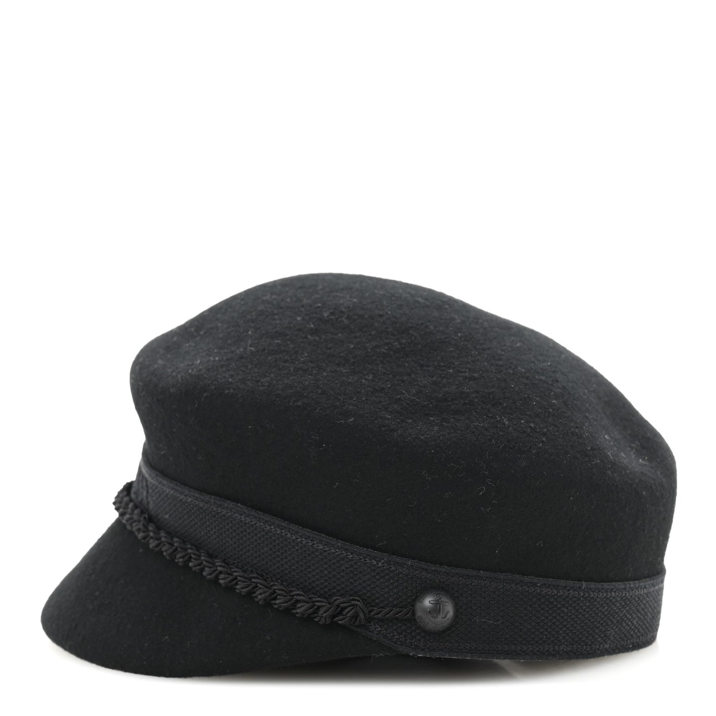 Wool Felt Cap 57 Black