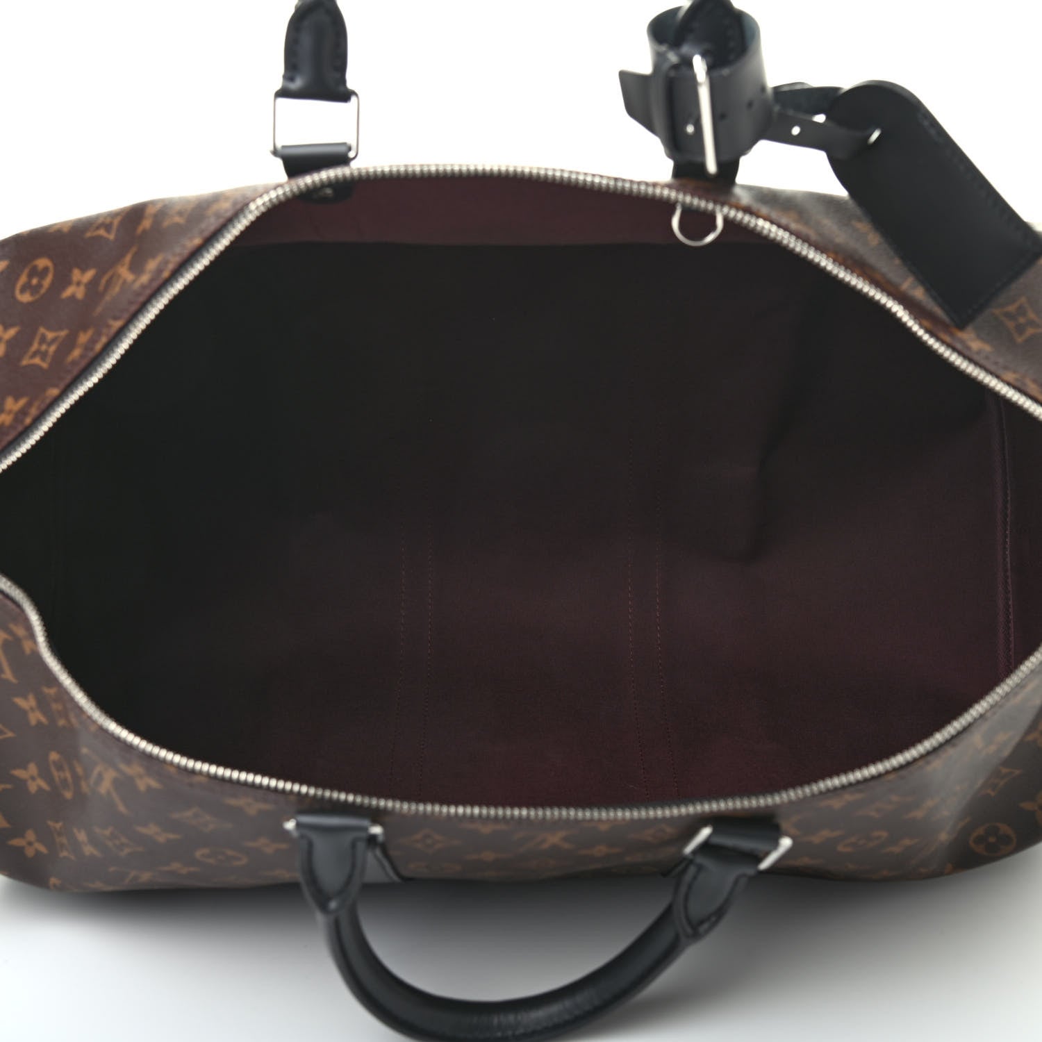 Louis Vuitton Monogram Macassar Keepall Bandouliere 55 5 of 13