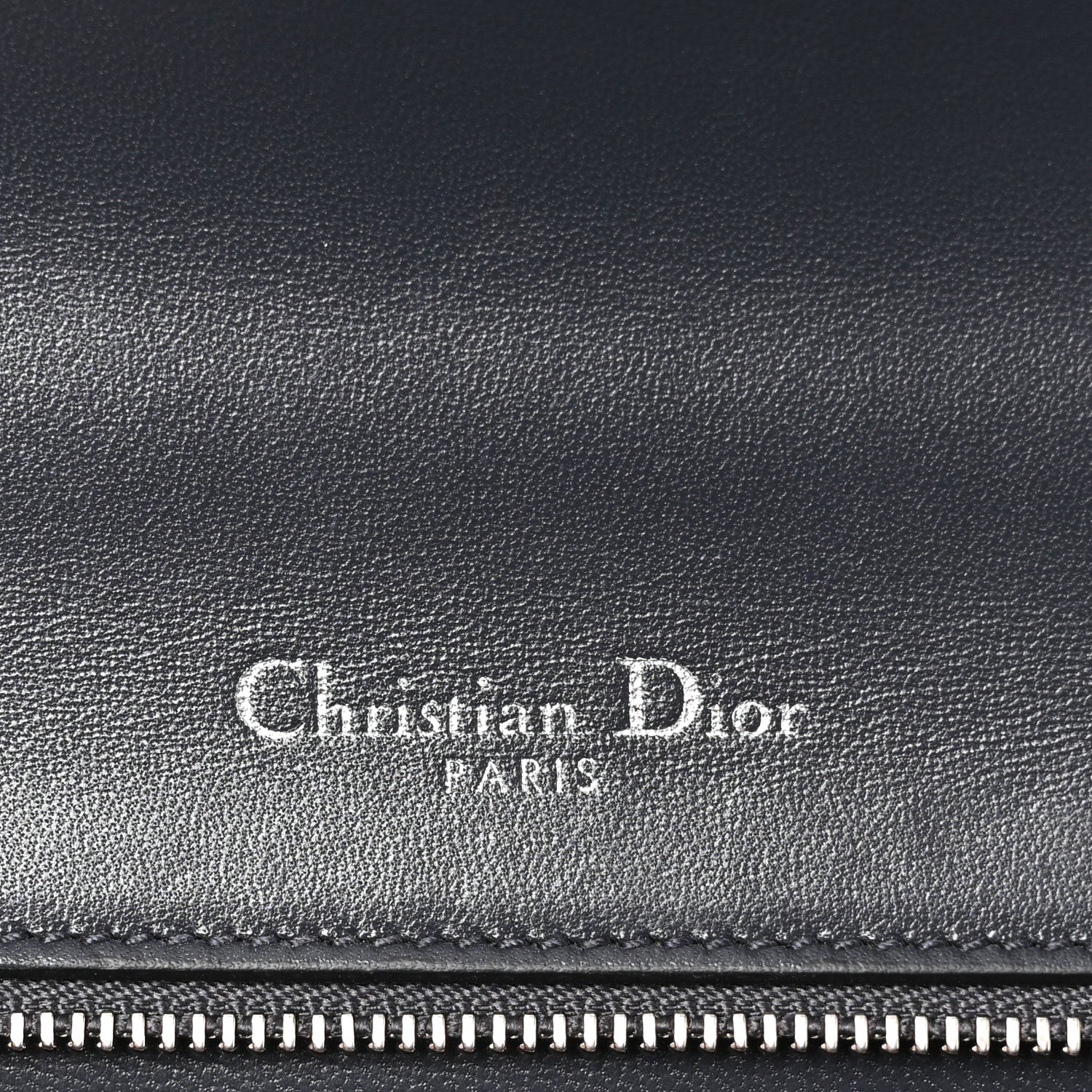 Christian Dior Metallic Patent Micro-Cannage Small Diorama Flap Bag Silver 6 of 9