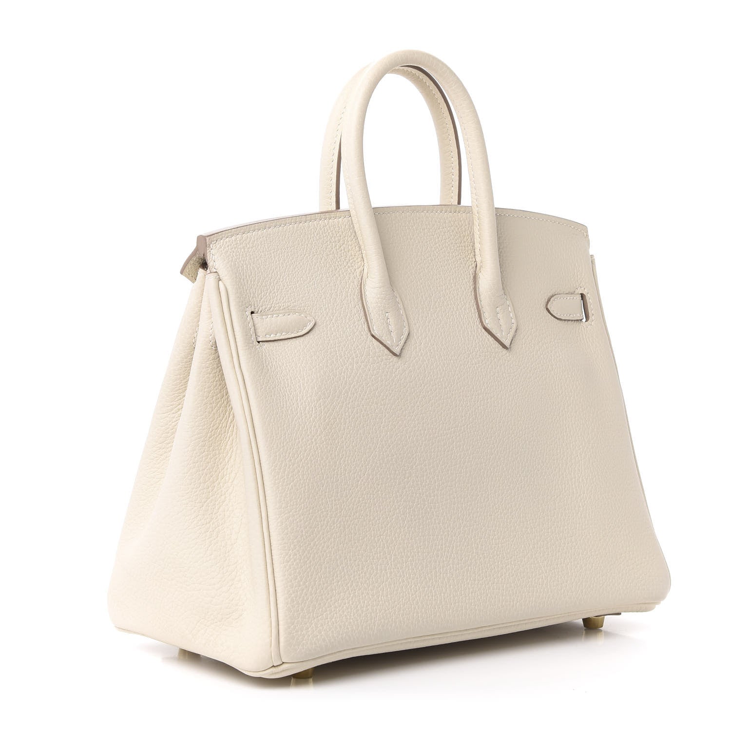 Hermes Taurillon Clemence Birkin 25 Craie 3 of 33