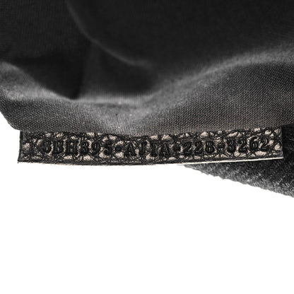 Fendi X VERSACE Cotton Canvas Cuoio Romano Fendace Logo Embroidered Signature Shopping Tote Black Gold 7 of 14