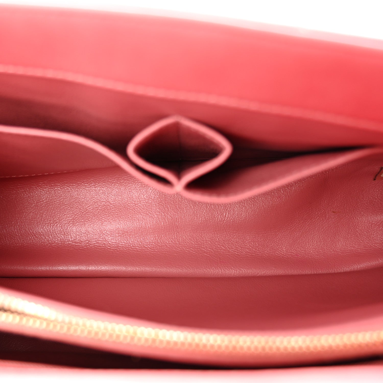 Chanel Calfskin Lizard Chevron Quilted Small Coco Handle Flap Pink 5 of 13