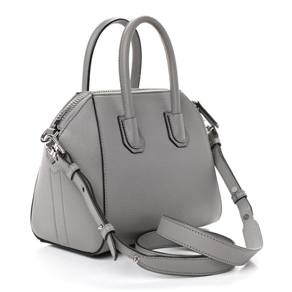 Givenchy Sugar Goatskin Mini Antigona Pearl Grey 3 of 15